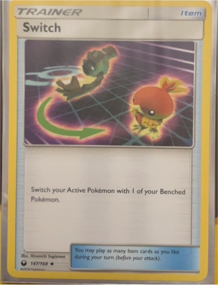 2018 Pokémon SM Celestial Storm #147 Switch — front