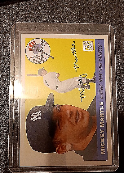2021 Topps X Mickey Mantle #9 — front