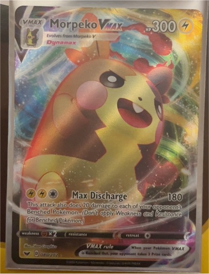2020 Pokémon Sword & Shield #080 Morpeko VMAX — front