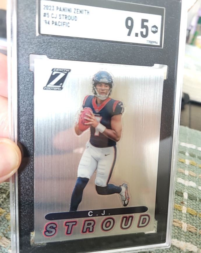 2023 Panini Zenith #5 C.J. Stroud 1994 Pacific — front