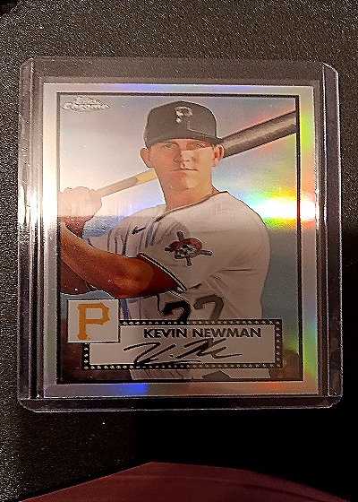 2021 Topps Chrome Platinum Anniversary #307 Kevin Newman — front