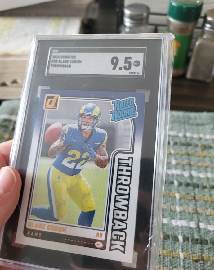 2024 Donruss #35 Blake Corum Throwback — front