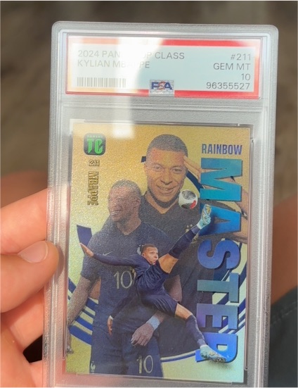 2024 Panini Top Class #211 Kylian Mbappe Rainbow Master — front