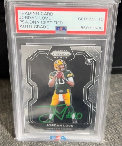 2020 Panini Chronicles Prizm Black #PB-4 Jordan Love — front