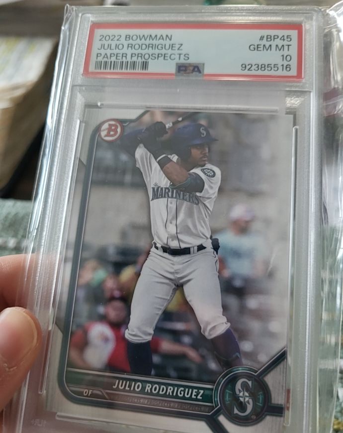 2022 Bowman #BP45 Julio Rodriguez Paper Prospects — front