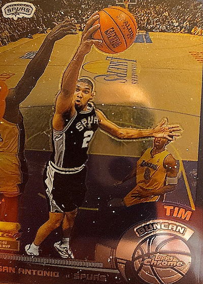 2002-03 Topps Chrome #78 Tim Duncan — front