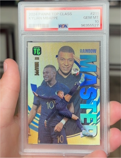 2024 Panini Top Class #211 Kylian Mbappé Rainbow Master — front
