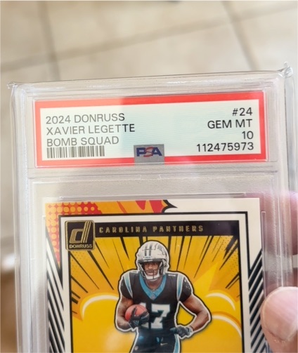 2024 Donruss #24 Xavier Legette Bomb Squad — front