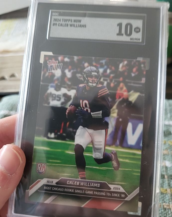 2024 Topps Now #9 Caleb Williams — front