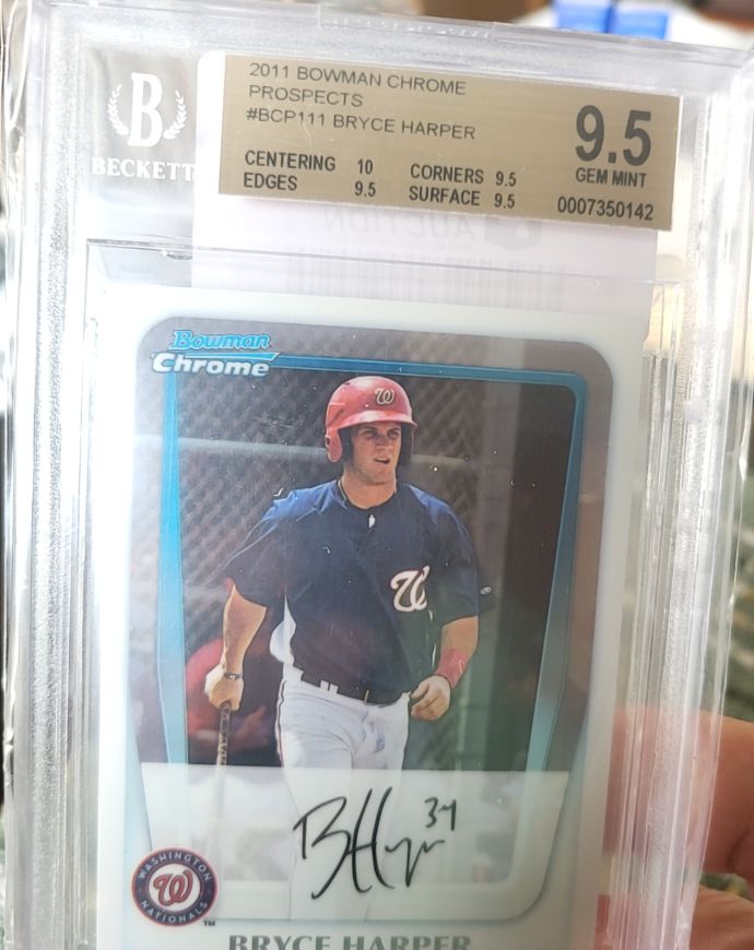 2011 Bowman Chrome Prospects #BCP111 Bryce Harper — front