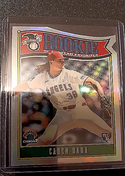 2025 Bowman Chrome #ROY-7 Caden Dana Rookie of the Year Favorites — front