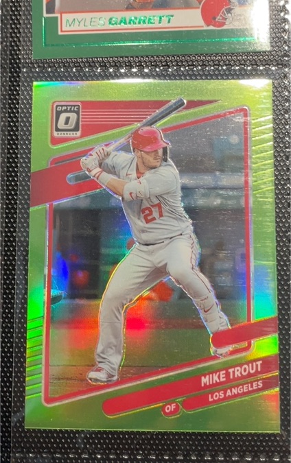 2021 Donruss Optic #174 Mike Trout — front