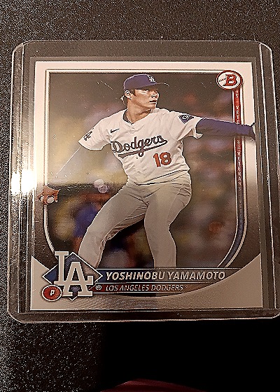 2025 Bowman #18 Yoshinobu Yamamoto — front