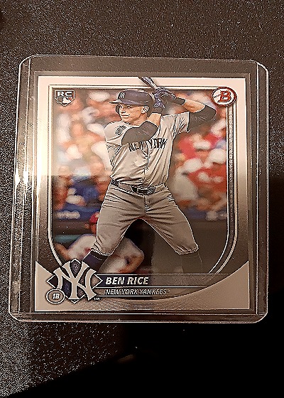 2025 Bowman #85 Ben Rice — front