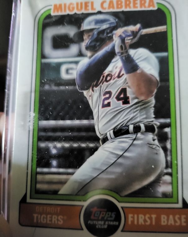 2022 Topps Future Stars Club #1 Miguel Cabrera — front