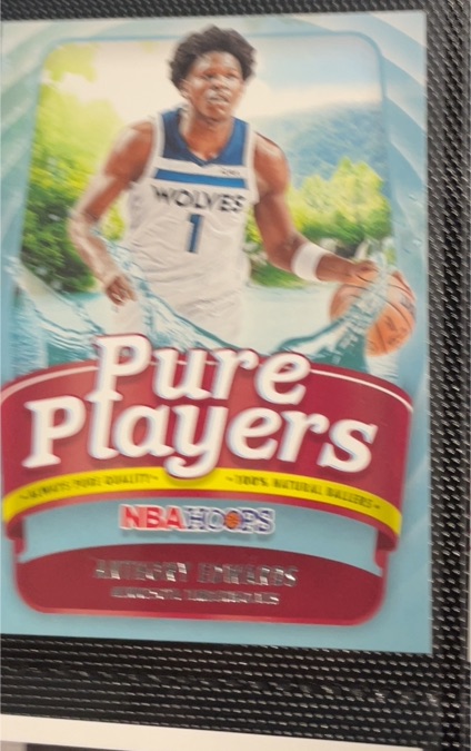 2022-23 Panini NBA Hoops #3 Anthony Edwards Pure Players — front