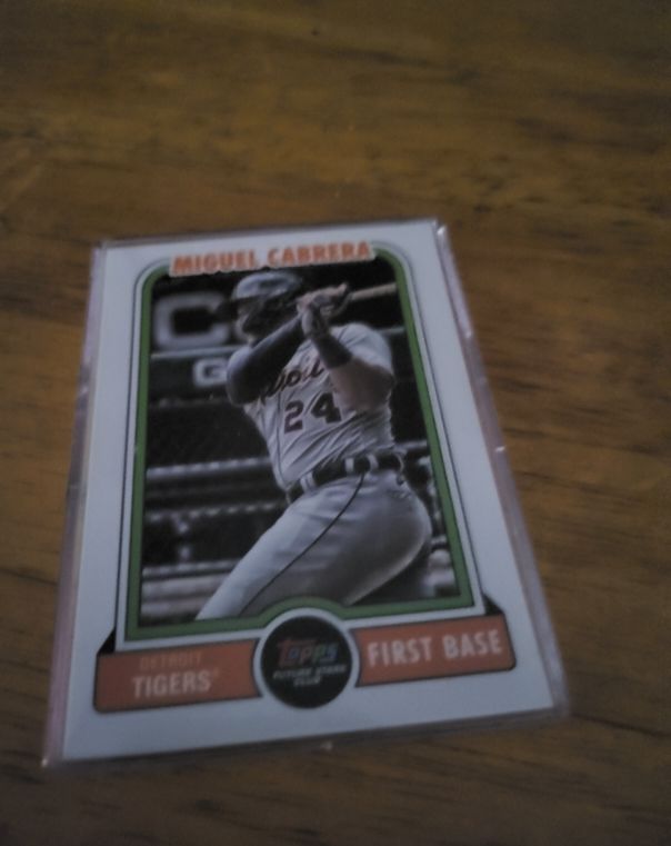 2022 Topps Future Stars Club February Set #1 Miguel Cabrera — front
