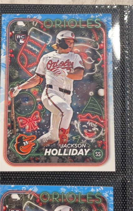 2024 Topps Holiday #H50 Jackson Holliday — front