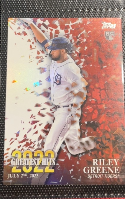 2023 Topps 22 Greatest Hits #22GH-10 Riley Greene — front