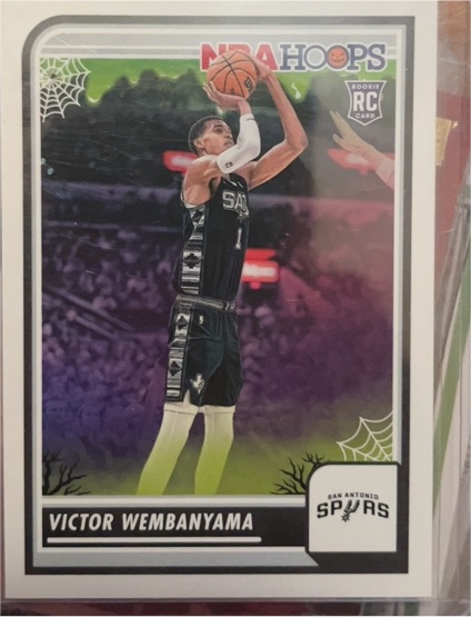 2023-24 Panini Haunted Hoops #108 Victor Wembanyama Rookie Card — front