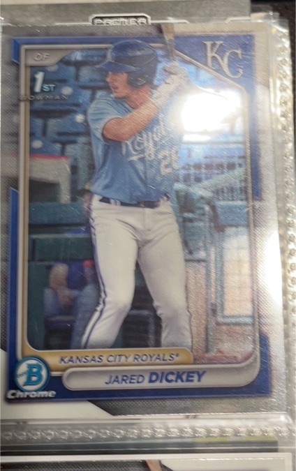 2024 Bowman Chrome Prospects #BCP-19 Jared Dickey — front