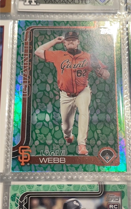 2025 Topps Series 1 #242 Logan Webb — front