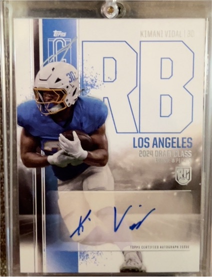 2024 Topps Signature Class #30 Kimani Vidal — front