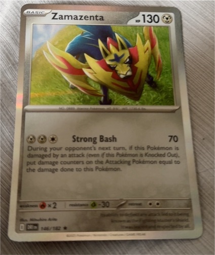 2025 Pokémon TCG Destined Rivals #146 Zamazenta — front