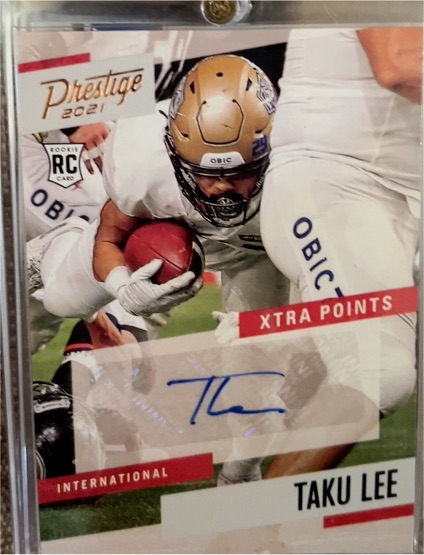 2021 Panini Chronicles Prestige Draft Picks #PS-TLE Taku Lee Auto RC — front