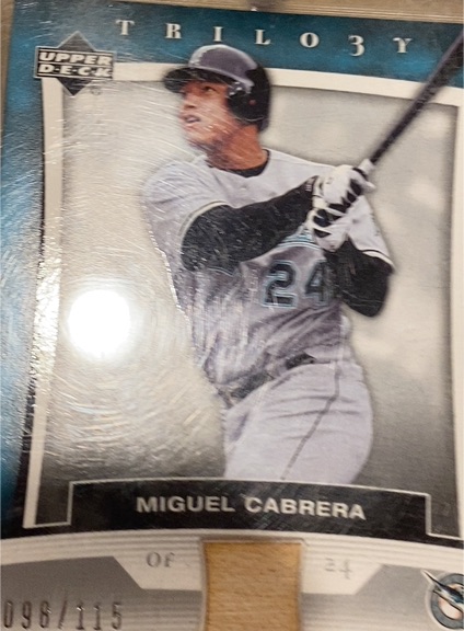 2003 Upper Deck Trilogy #96 Miguel Cabrera — front
