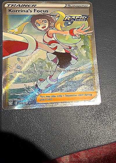 2021 Pokémon Battle Styles #160 Korrina's Focus — front