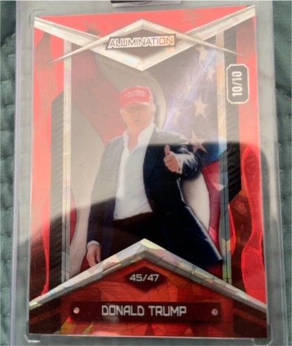 2025 Wild Card Alumination #45/47 Donald Trump — front