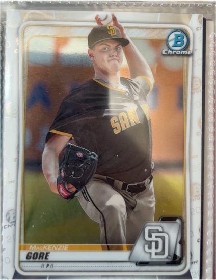 2020 Bowman Chrome Prospects #BCP-74 MacKenzie Gore — front