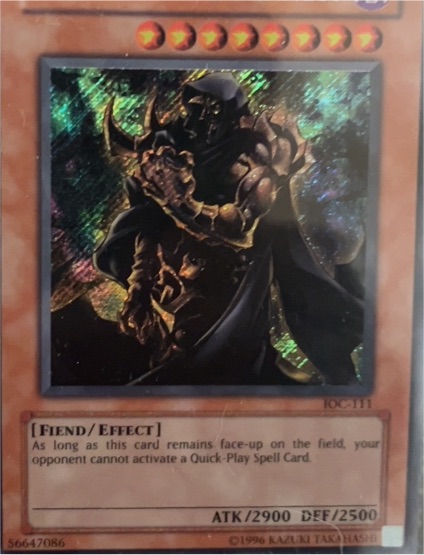 2004 Yu-Gi-Oh! IOC-111 Invader of Darkness — front