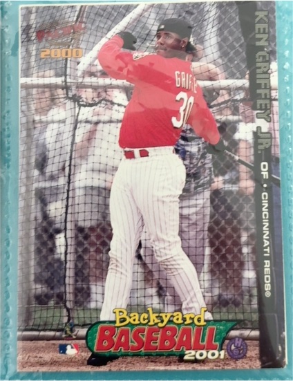 2000 Pacific Backyard Baseball 2001 Ken Griffey Jr. — front