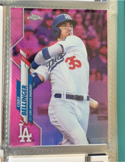 2020 Topps Chrome #77 Cody Bellinger — front