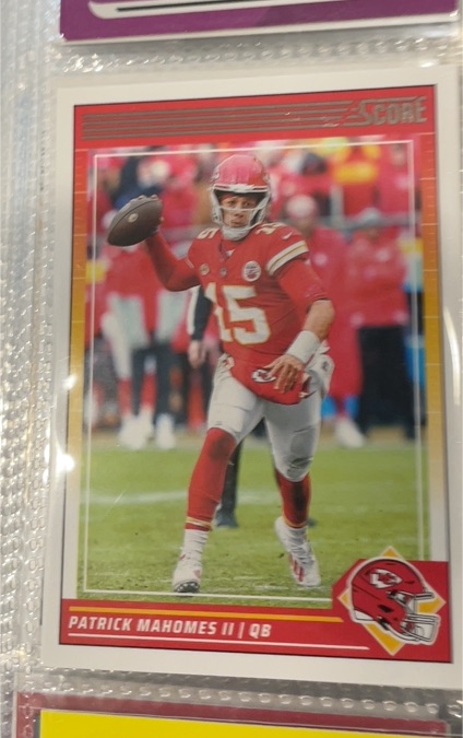 2024 Score #137 Patrick Mahomes II — front