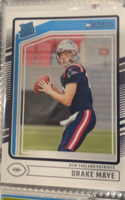 2024 Donruss #379 Drake Maye — front