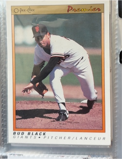 1991 O-Pee-Chee Premier #9 Bud Black — front