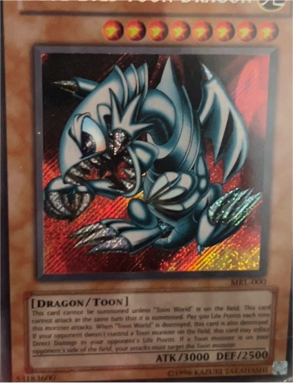 Yu-Gi-Oh! Blue-Eyes Toon Dragon MRL-000 — front