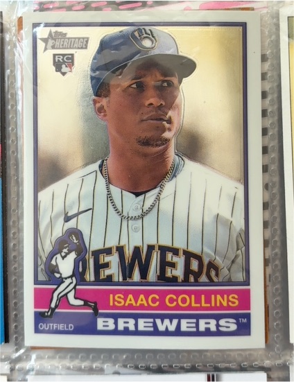 2025 Topps Heritage #78 Isaac Collins — front