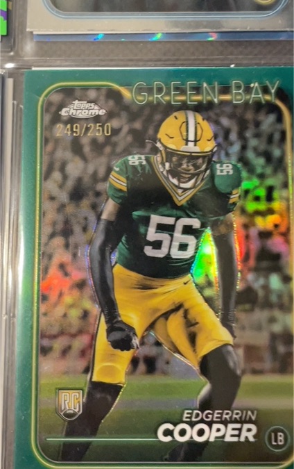 2024 Topps Chrome #249 Edgerrin Cooper — front