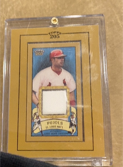 2003 Topps 205 Framed Relics #TR-AP.1 Albert Pujols — front