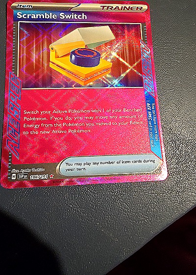 2024 Pokémon SV08 Surging Sparks #186 Scramble Switch — front