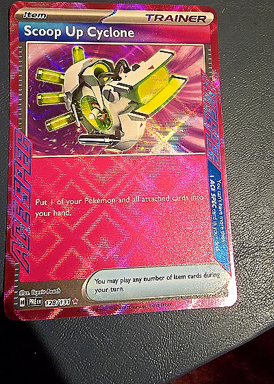 2023 Pokémon Scarlet & Violet Twilight Masquerade #162 Scoop Up Cyclone — front