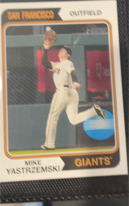 2023 Topps Heritage #287 Mike Yastrzemski — front