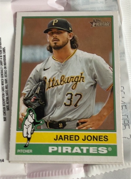 2025 Topps Heritage #149 Jared Jones — front