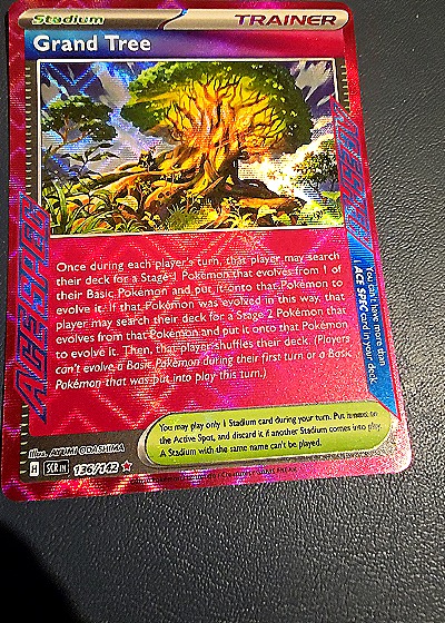 2023 Pokémon Scarlet & Violet Stellar Crown #136 Grand Tree — front