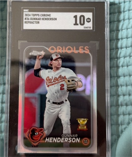 2024 Topps Chrome #36 Gunnar Henderson — front
