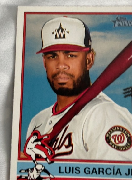 2025 Topps Heritage #239 Luis García Jr. — front